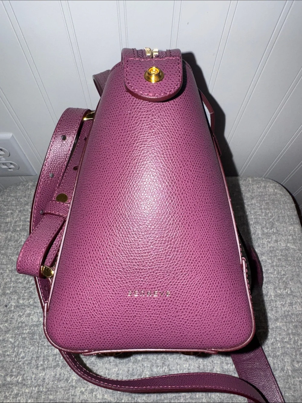 Senreve plum leather